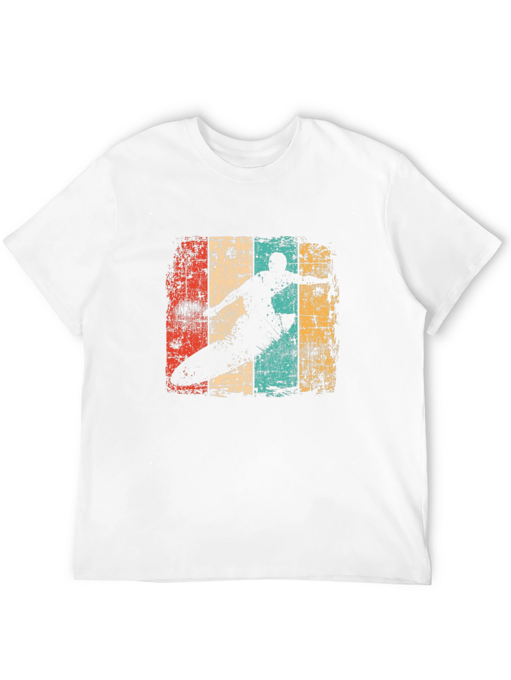Retro Surfer Graphic Tee - Black