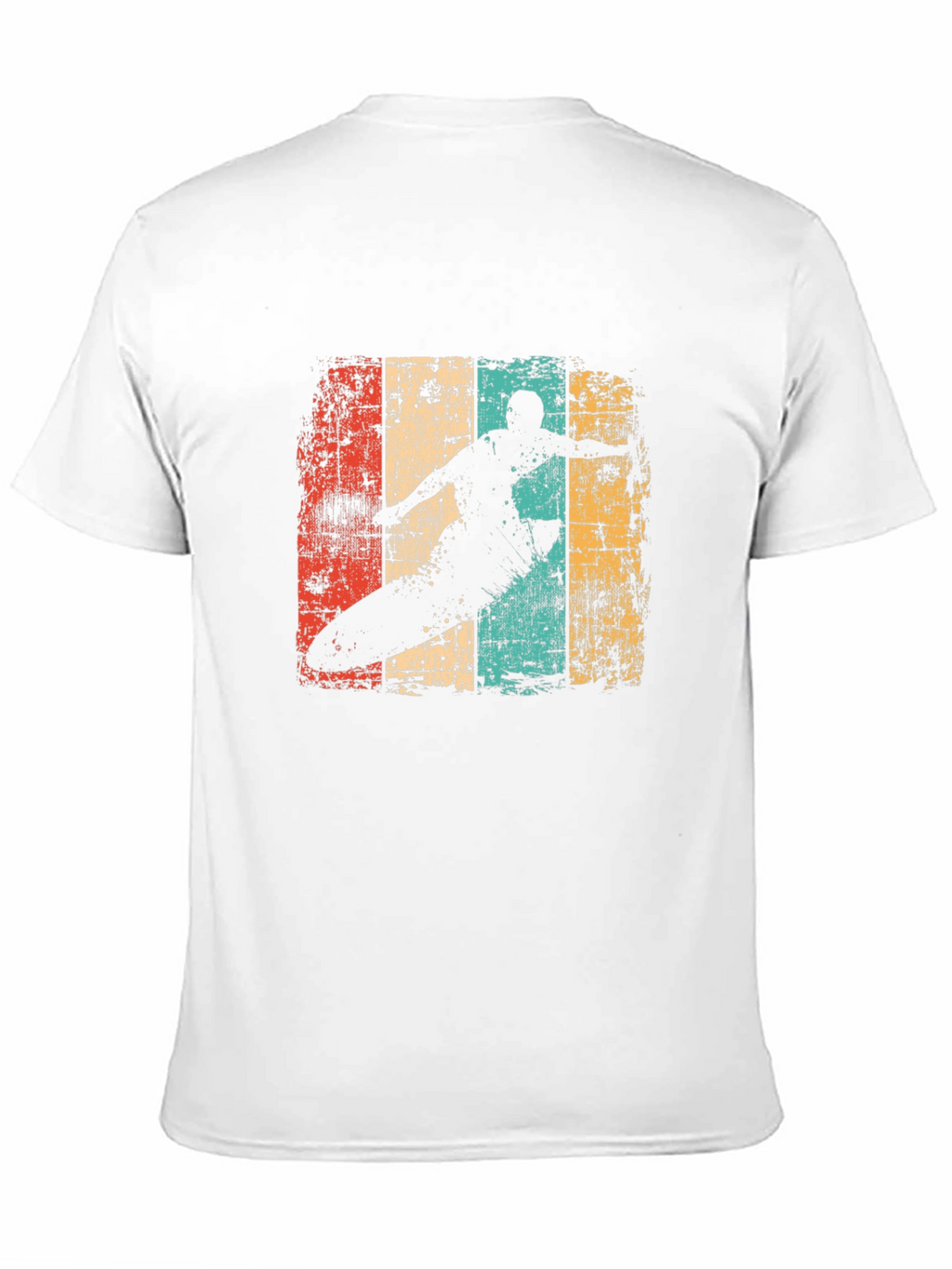 Retro Surfer Graphic Tee - Black