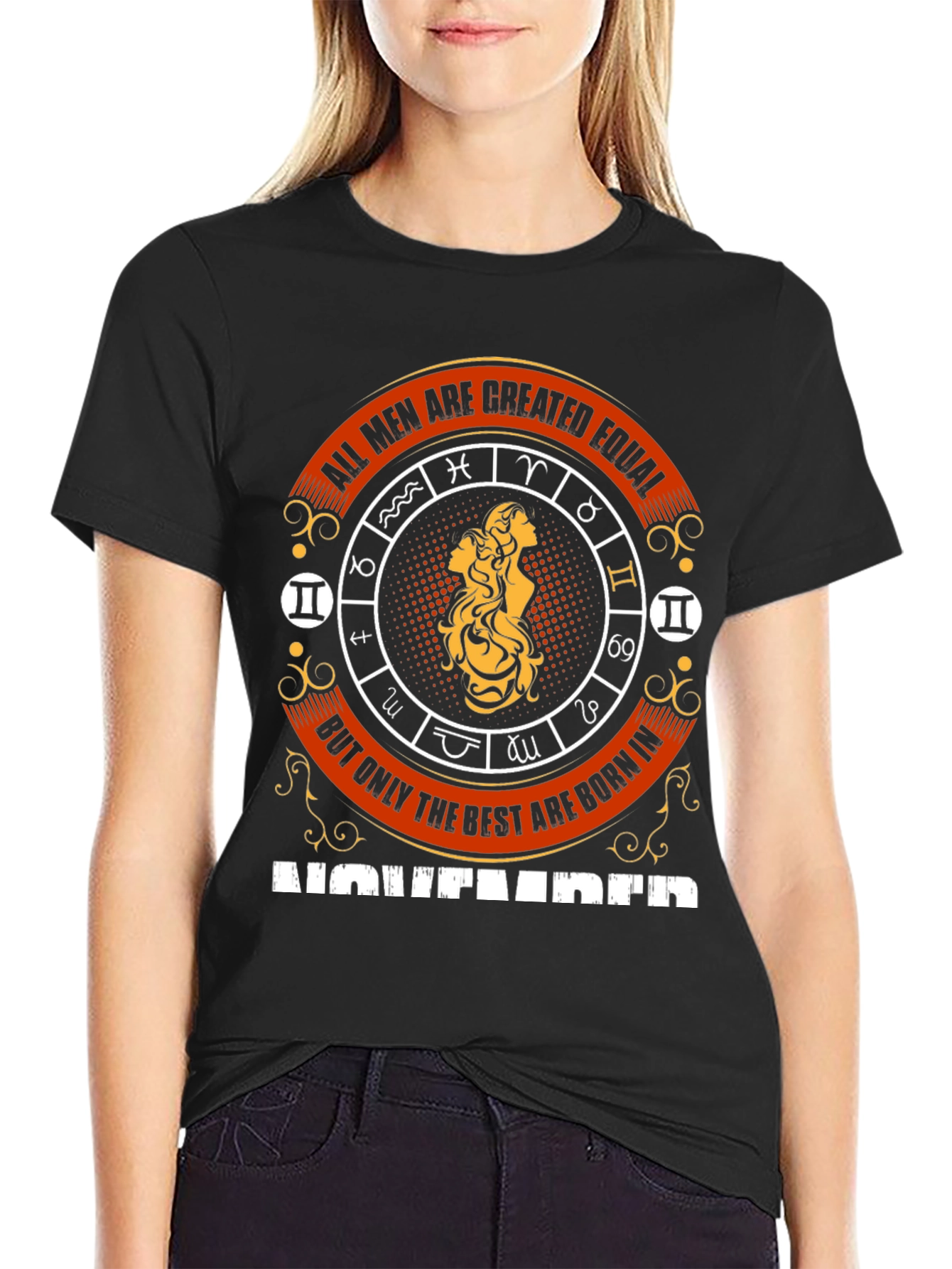 November Zodiac T-Shirt - Best Men Are Born In November Tee