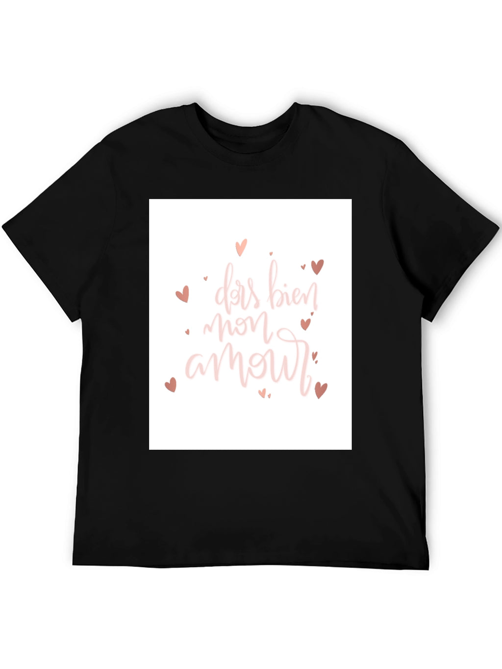 Dar Bien Mon Amour T-Shirt - Black