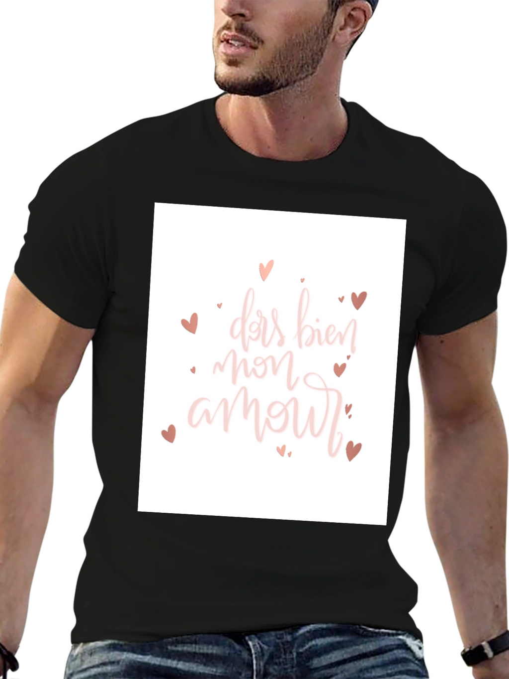 Dar Bien Mon Amour T-Shirt - Black