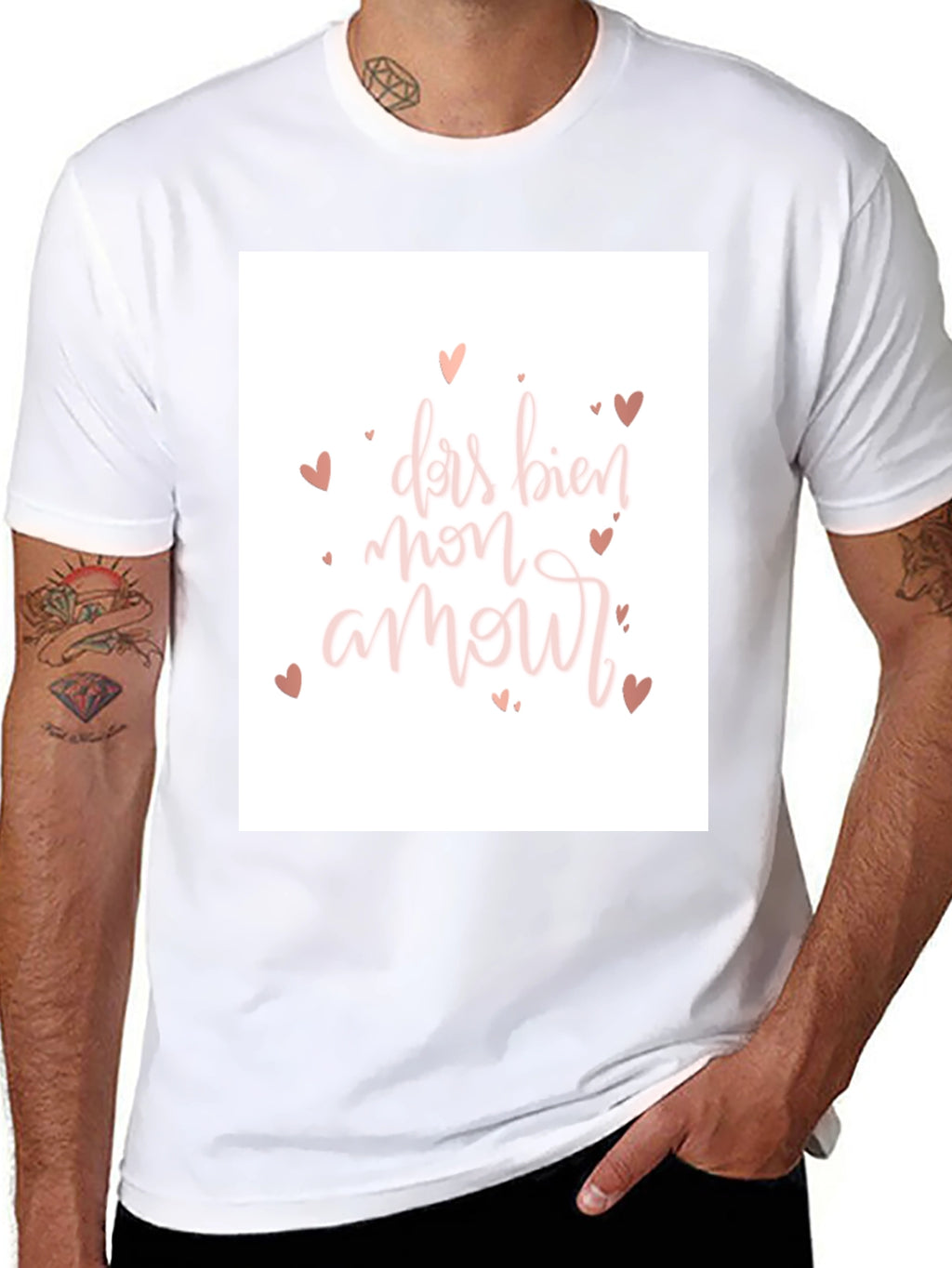Dar Bien Mon Amour T-Shirt - Black