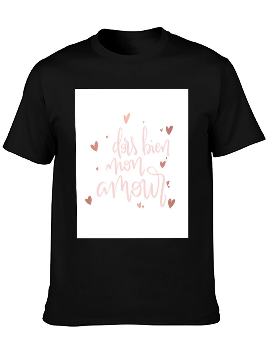 Dar Bien Mon Amour T-Shirt - Black