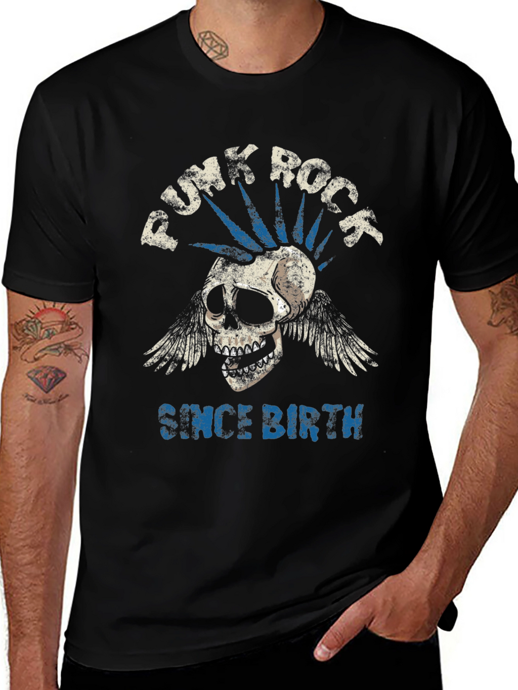 Punk Rock Since Birth Graphic Tee