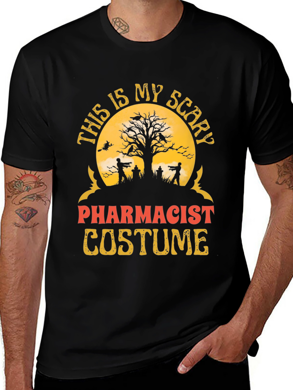 Scary Pharmacist Halloween Costume T-Shirt