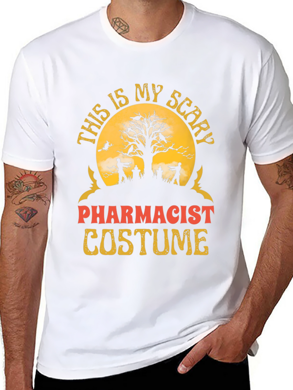 Scary Pharmacist Halloween Costume T-Shirt