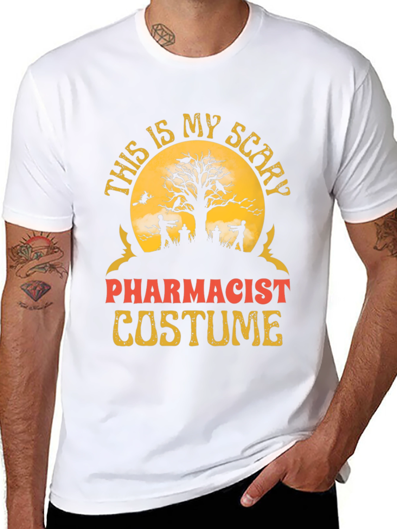 Scary Pharmacist Halloween Costume T-Shirt