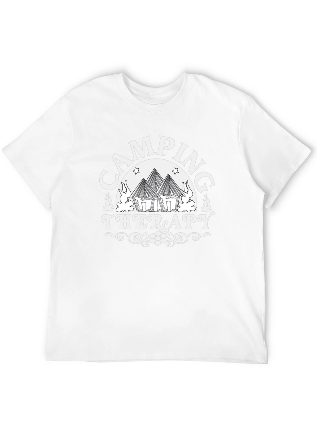 Camping Therapy Graphic Tee
