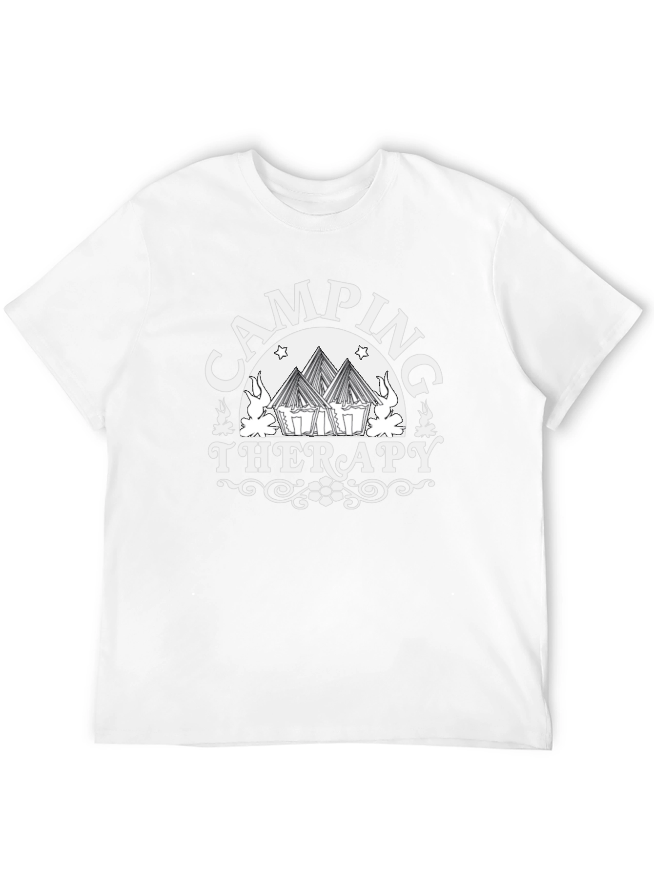 Camping Therapy Graphic Tee