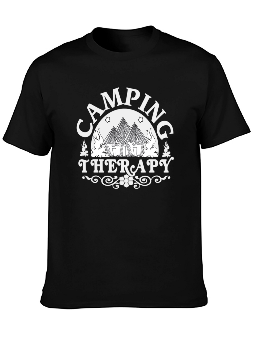Camping Therapy Graphic Tee