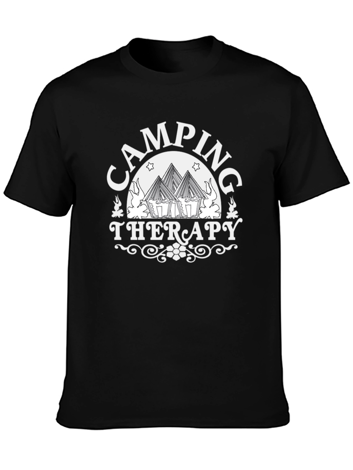 Camping Therapy Graphic Tee
