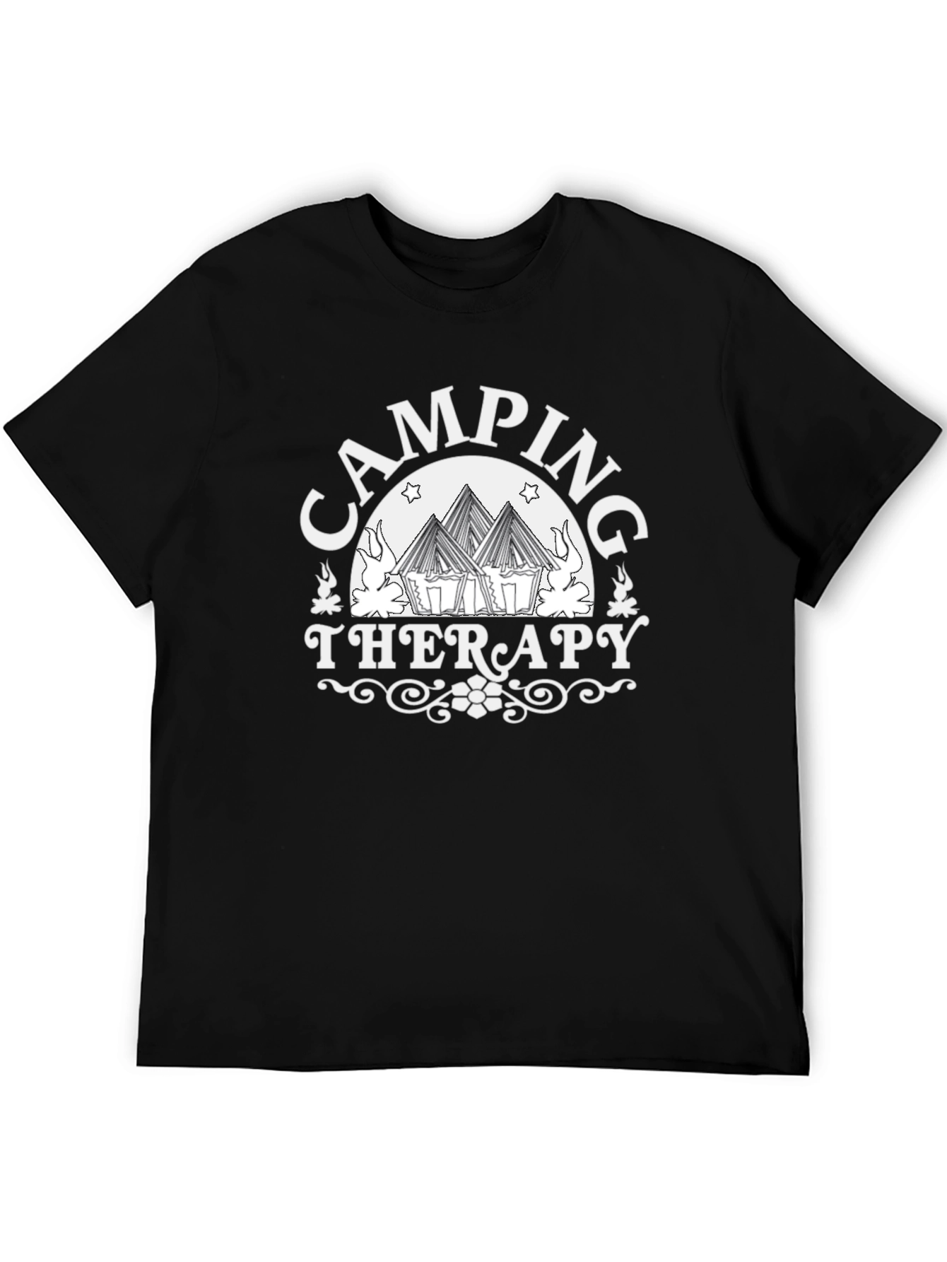 Camping Therapy Graphic Tee