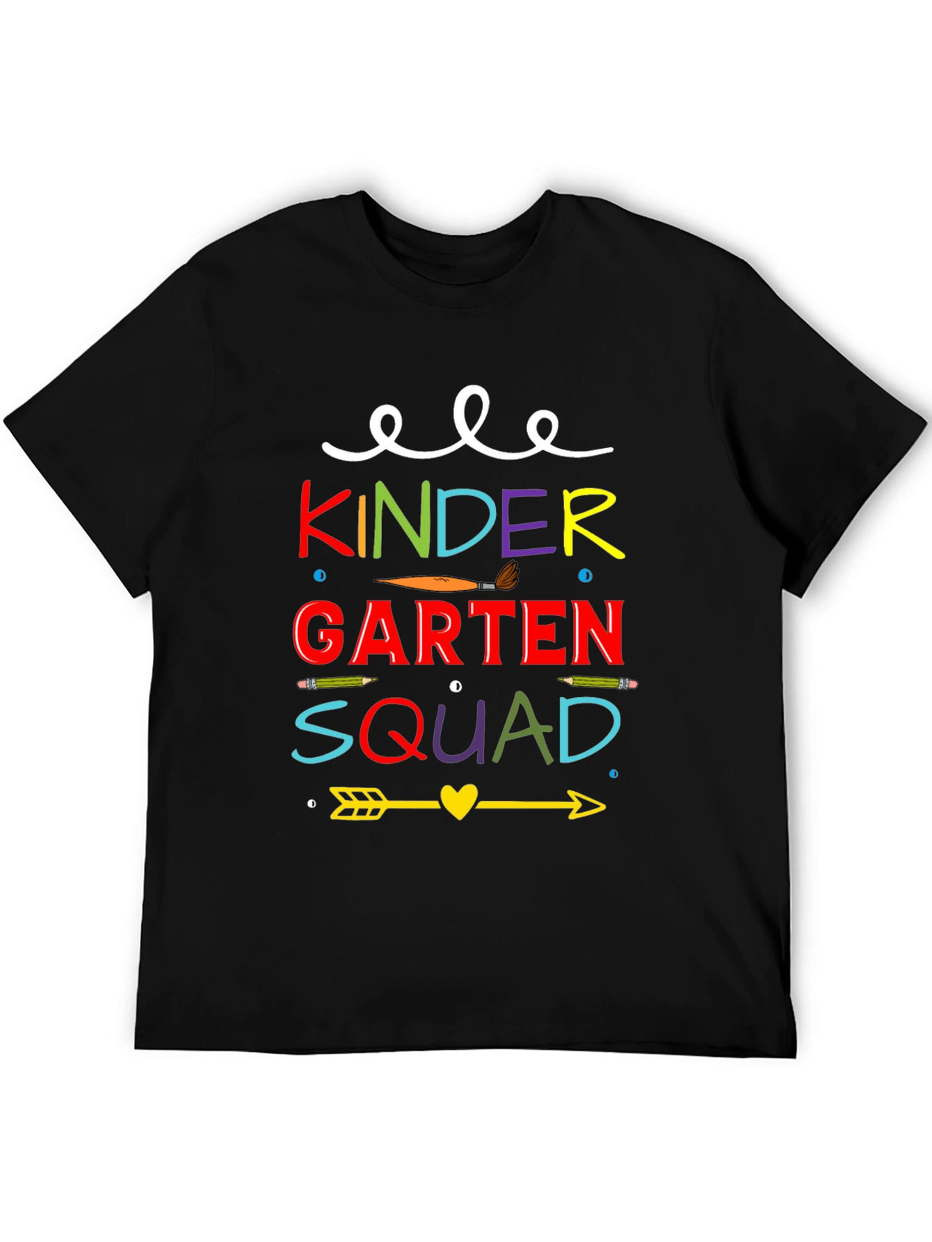 Kindergarten Squad Tee - Teacher Back to School Shirt