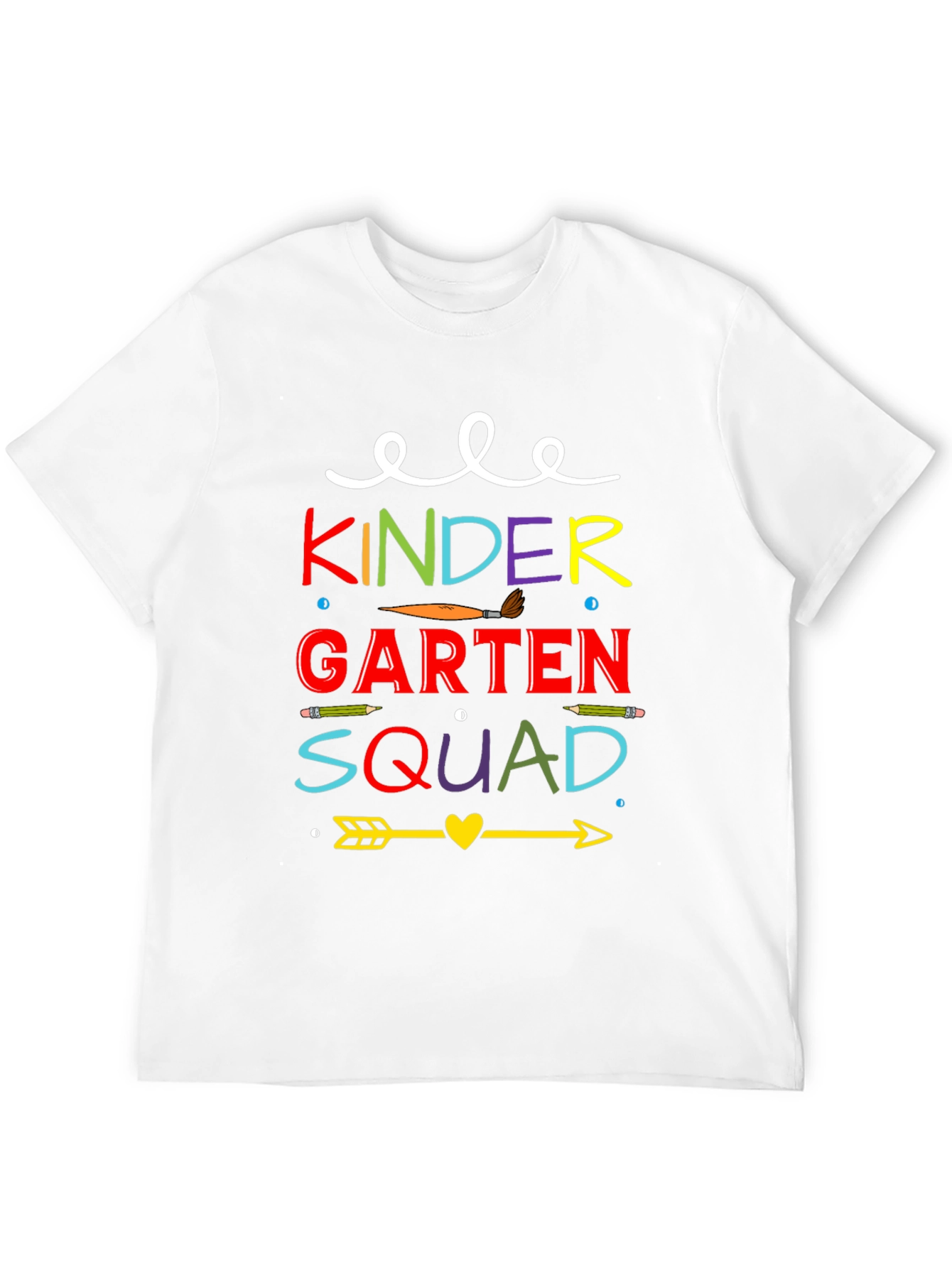 Kindergarten Squad Tee - Teacher Back to School Shirt