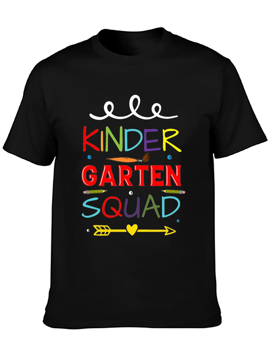 Kindergarten Squad Tee - Teacher Back to School Shirt