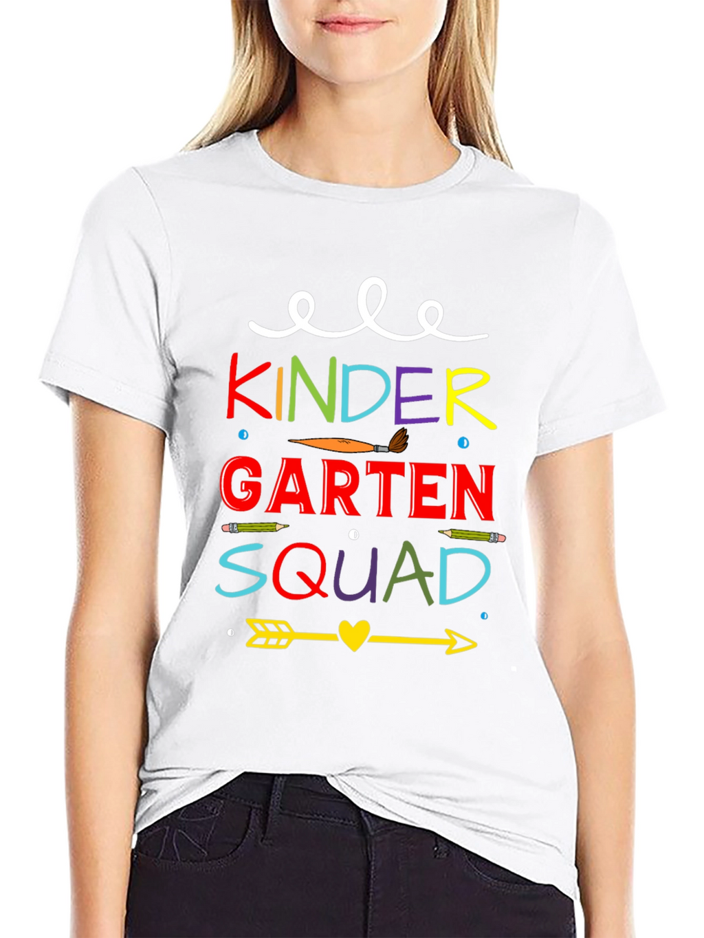 Kindergarten Squad Tee - Teacher Back to School Shirt
