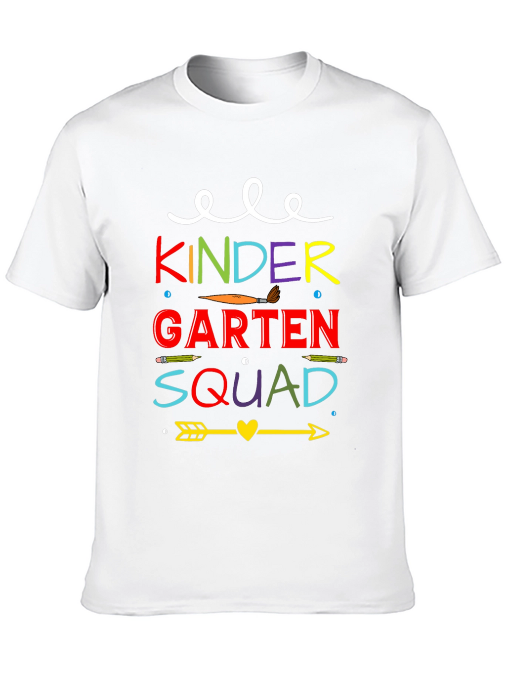 Kindergarten Squad Tee - Teacher Back to School Shirt