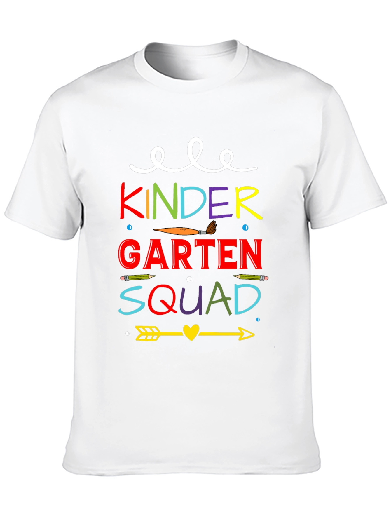 Kindergarten Squad Tee - Teacher Back to School Shirt