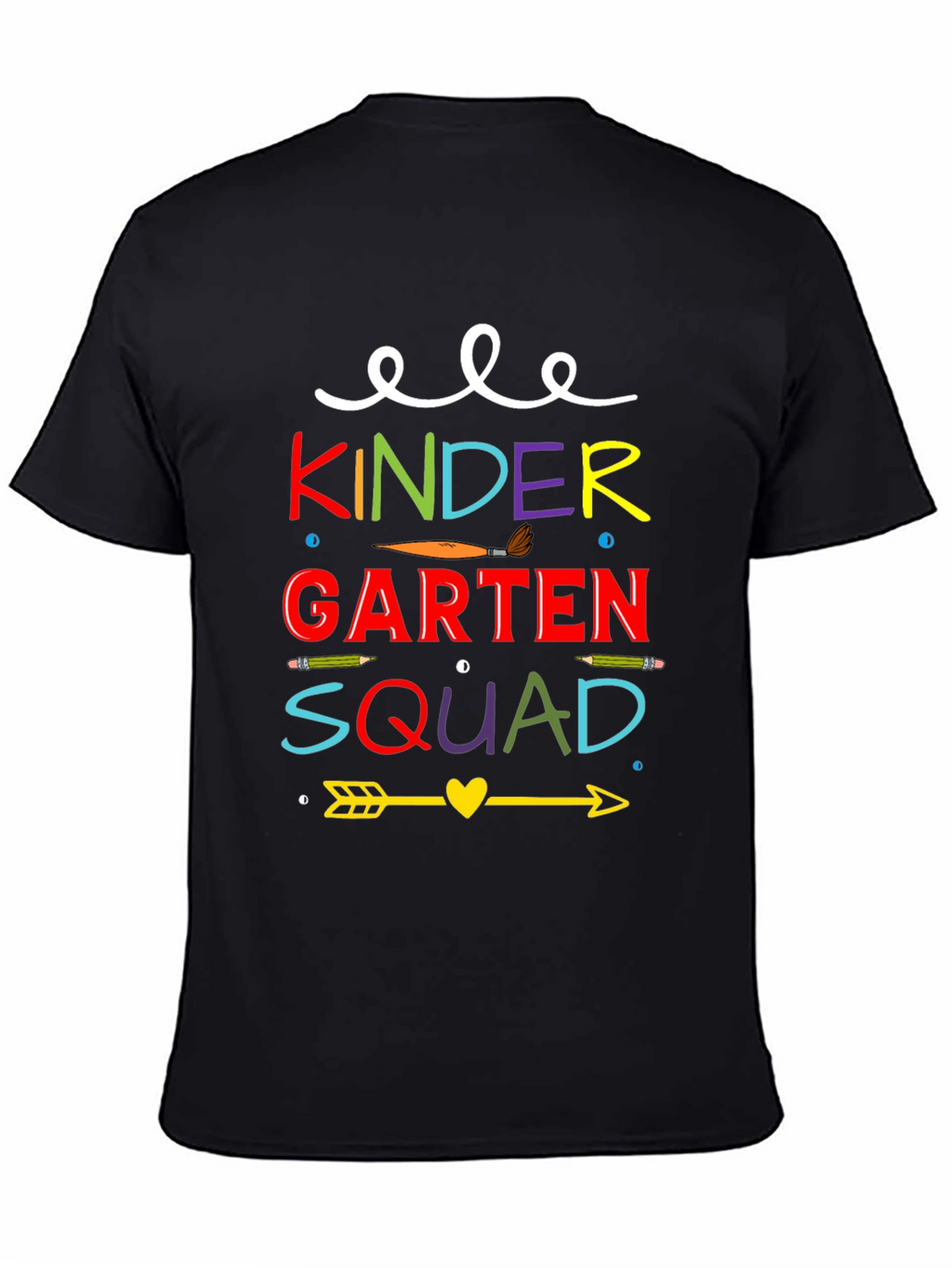 Kindergarten Squad Tee - Teacher Back to School Shirt
