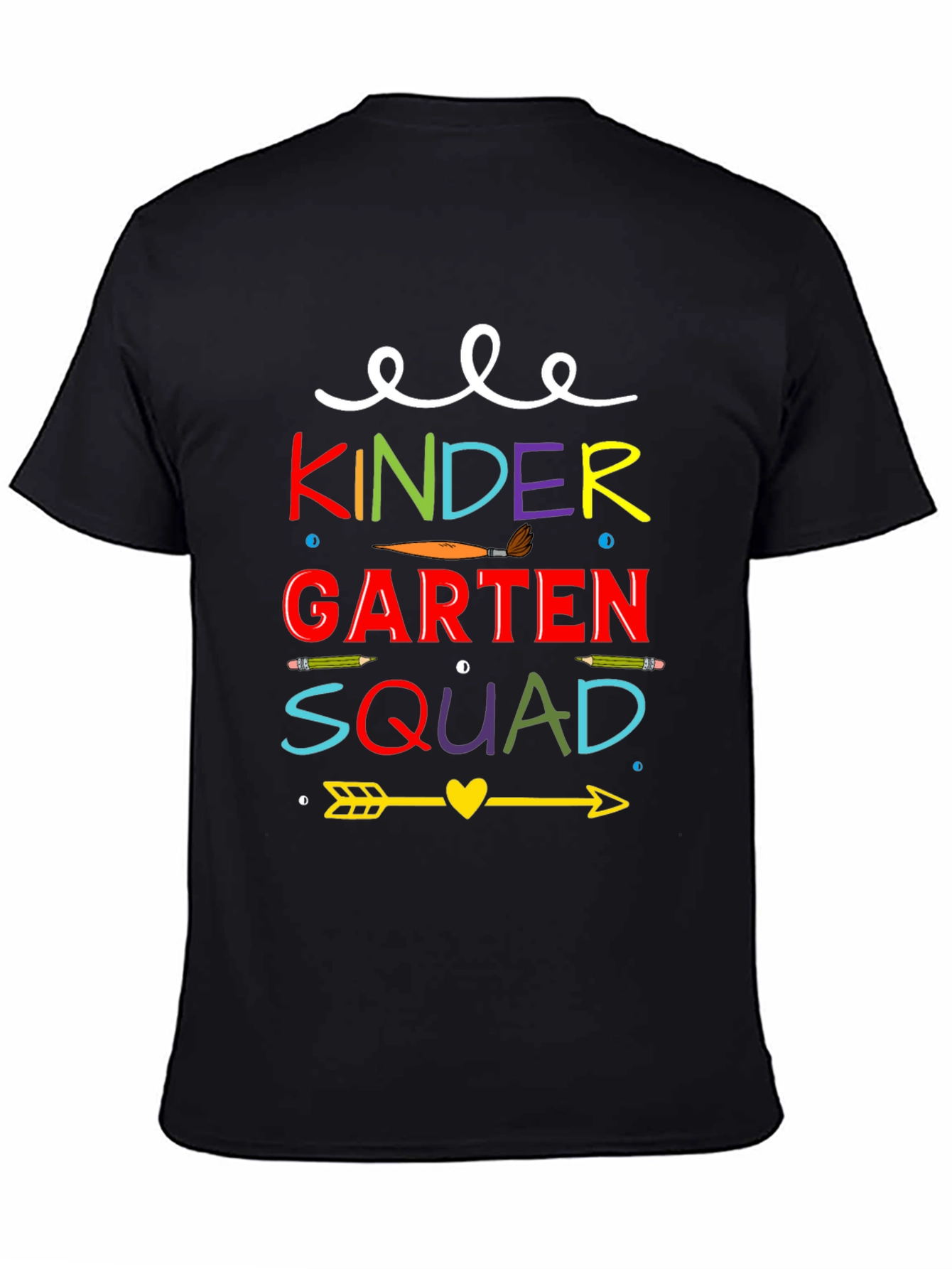 Kindergarten Squad Tee - Teacher Back to School Shirt