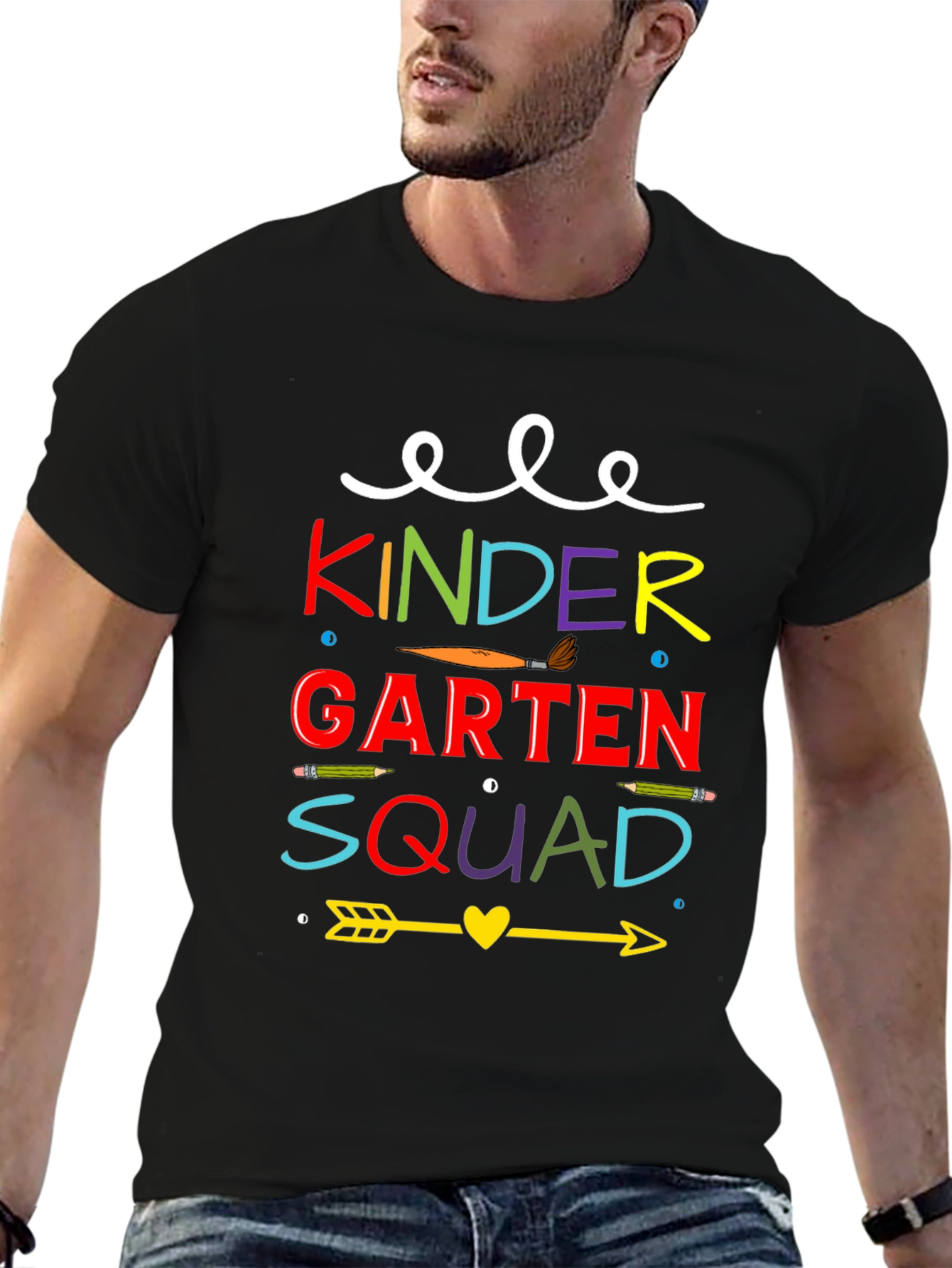 Kindergarten Squad Tee - Teacher Back to School Shirt
