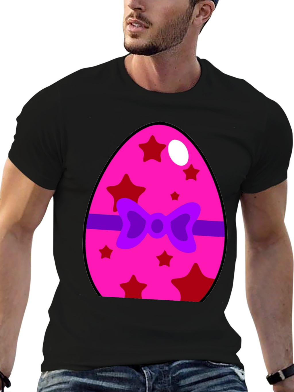 Festive Easter Egg Bow T-Shirt