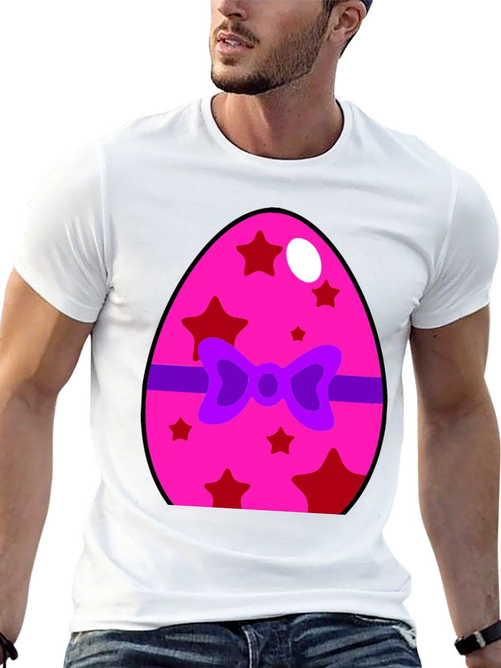 Festive Easter Egg Bow T-Shirt
