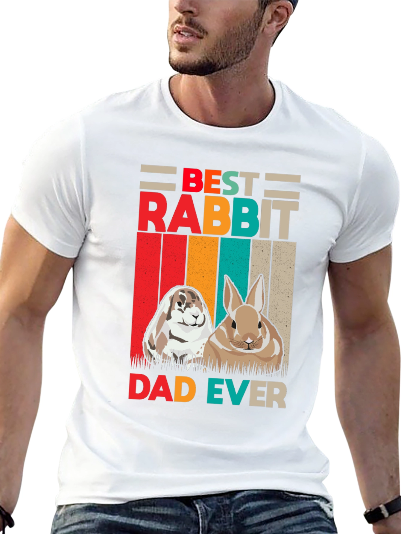 Best Rabbit Dad Ever T-Shirt