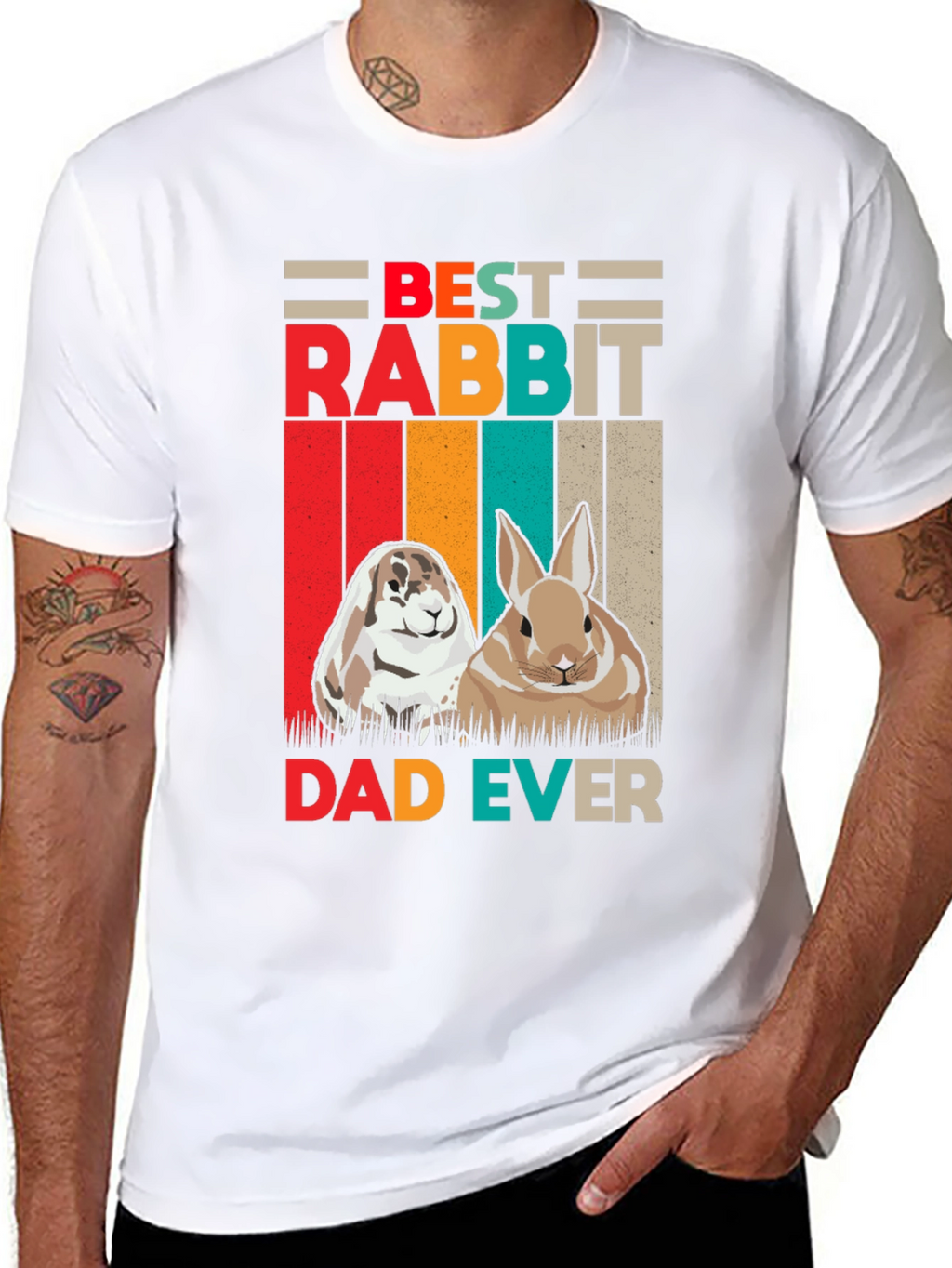Best Rabbit Dad Ever T-Shirt