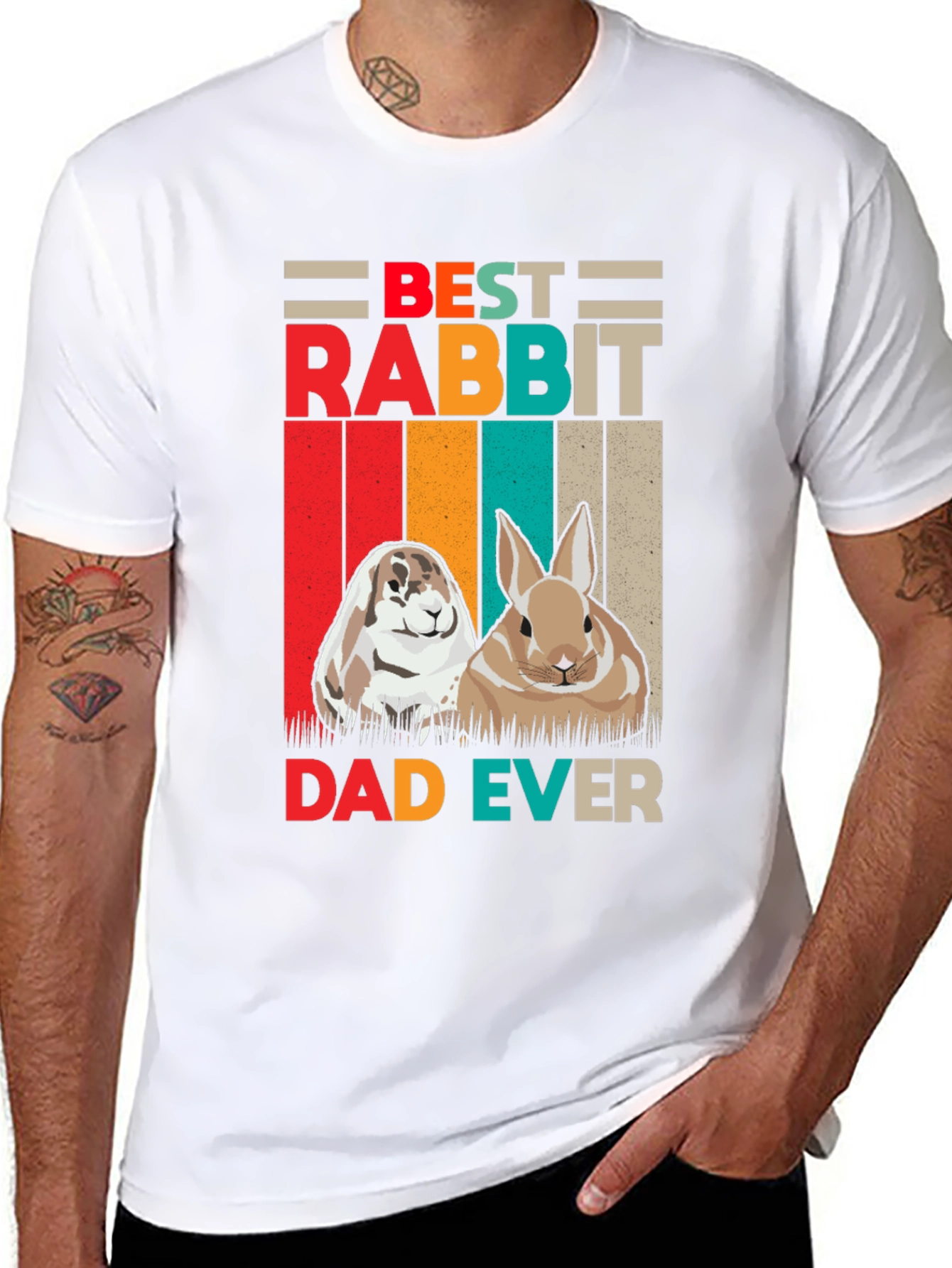 Best Rabbit Dad Ever T-Shirt