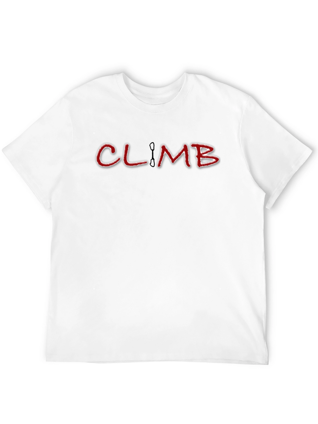 Climb Graphic Tee - Black Cotton Blend