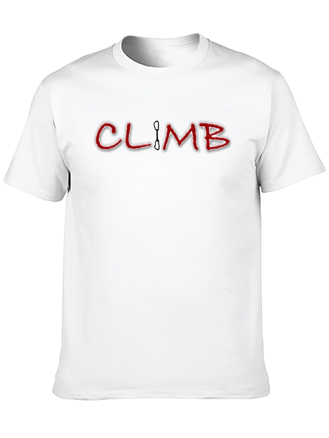 Climb Graphic Tee - Black Cotton Blend