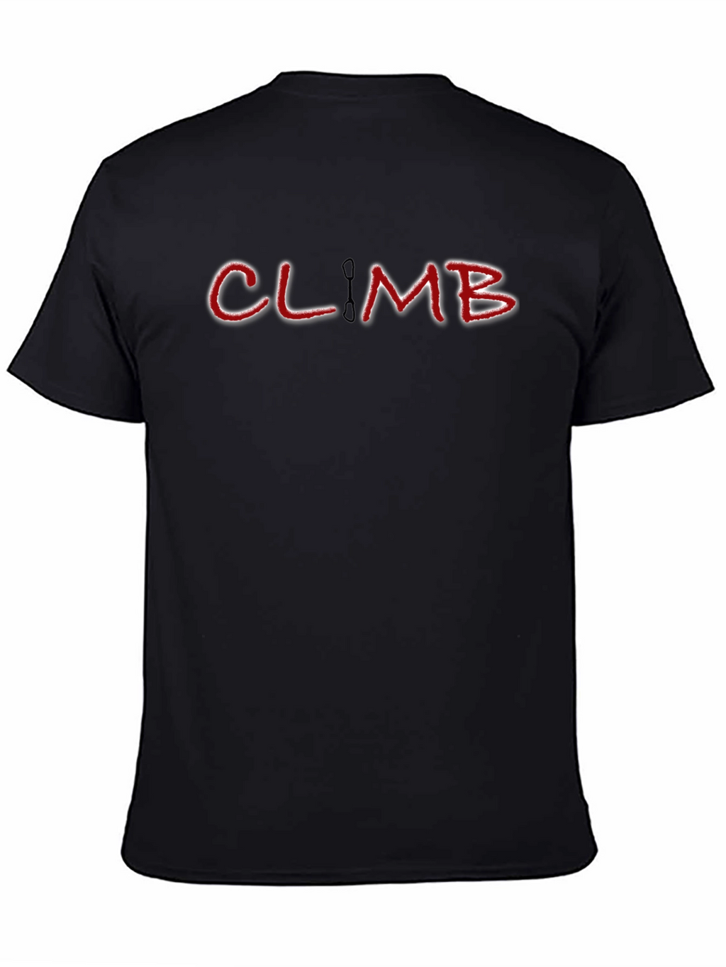 Climb Graphic Tee - Black Cotton Blend