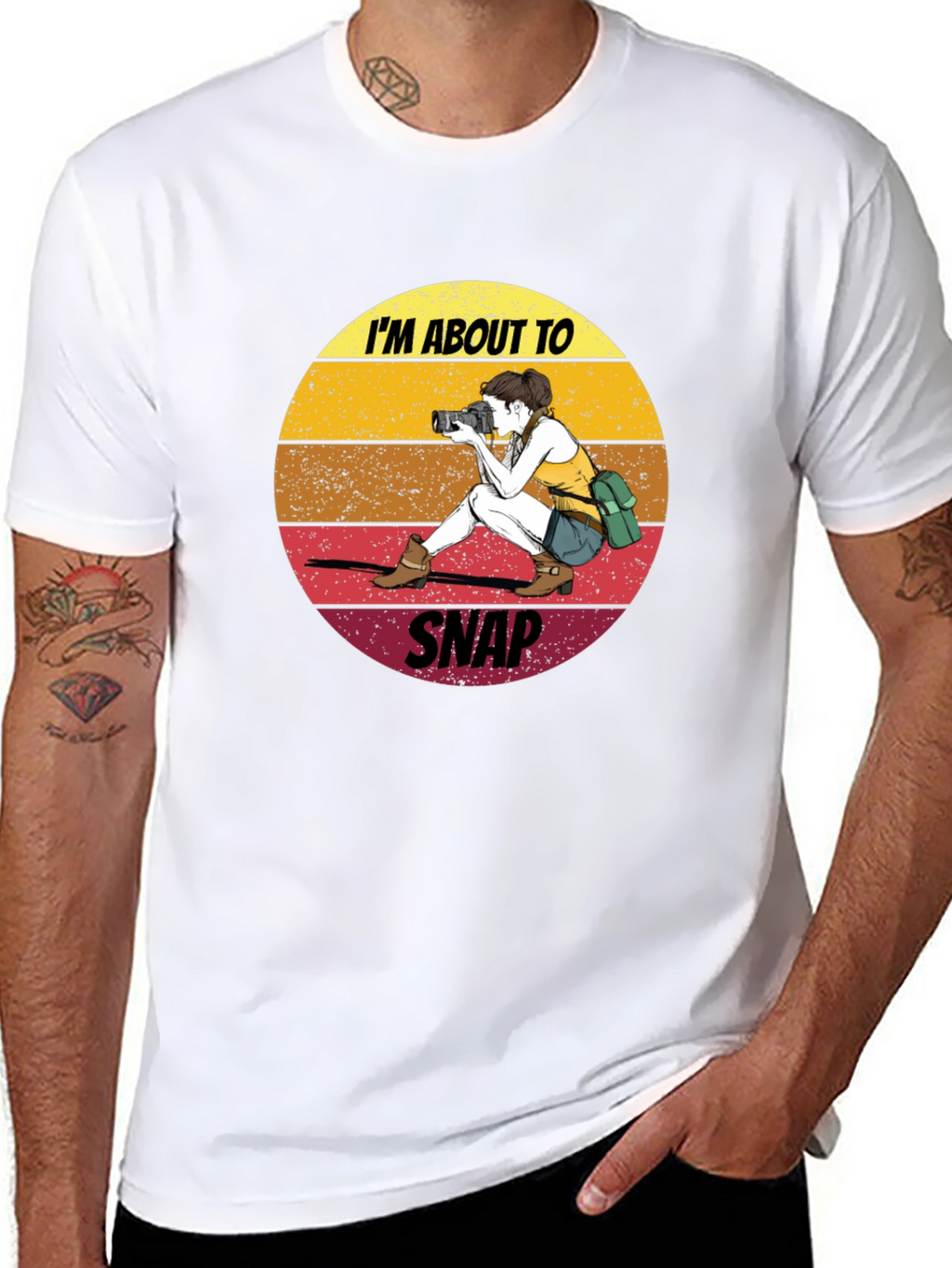 Im About To Snap Photographer Graphic T-Shirt
