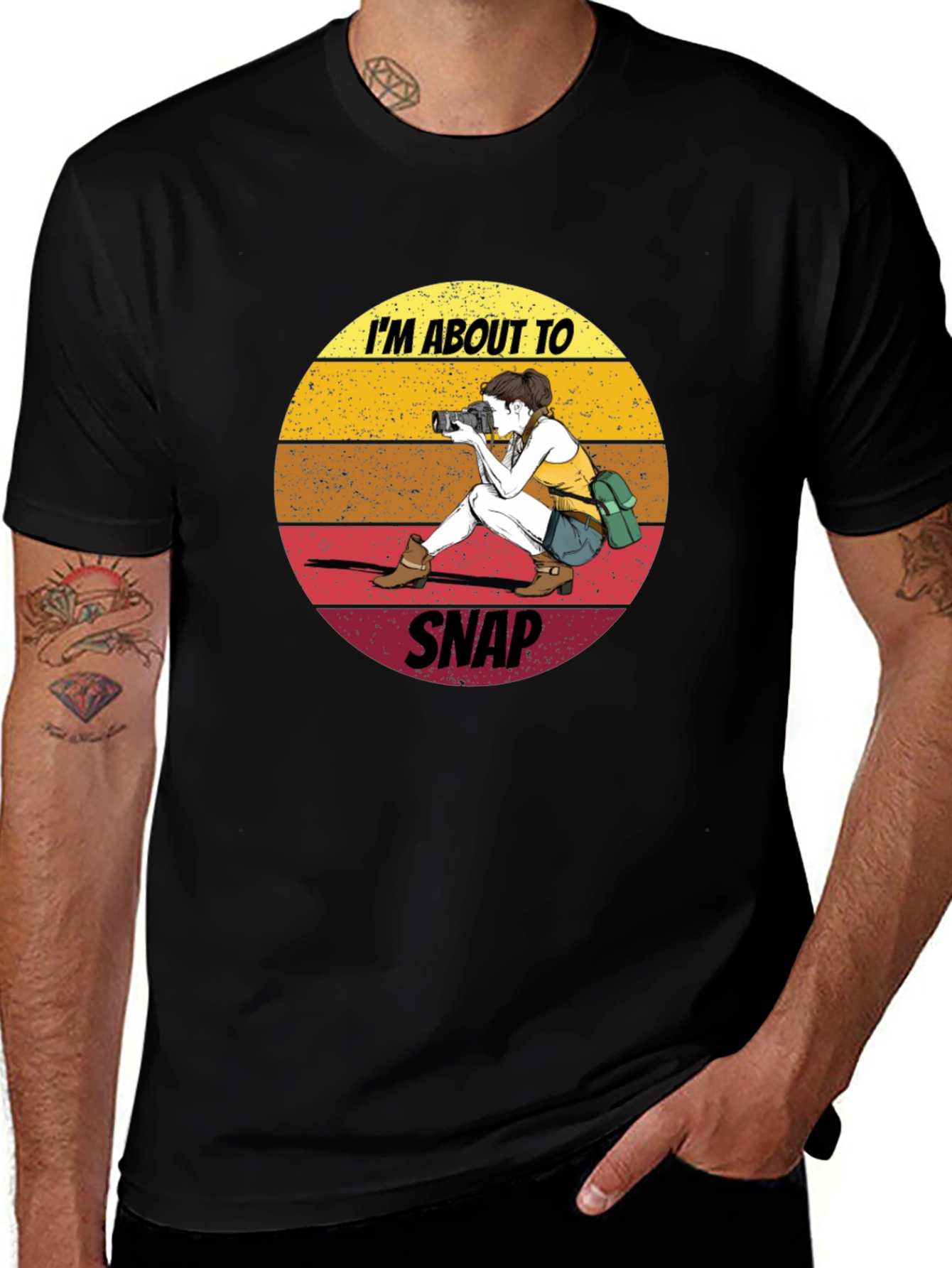 Im About To Snap Photographer Graphic T-Shirt