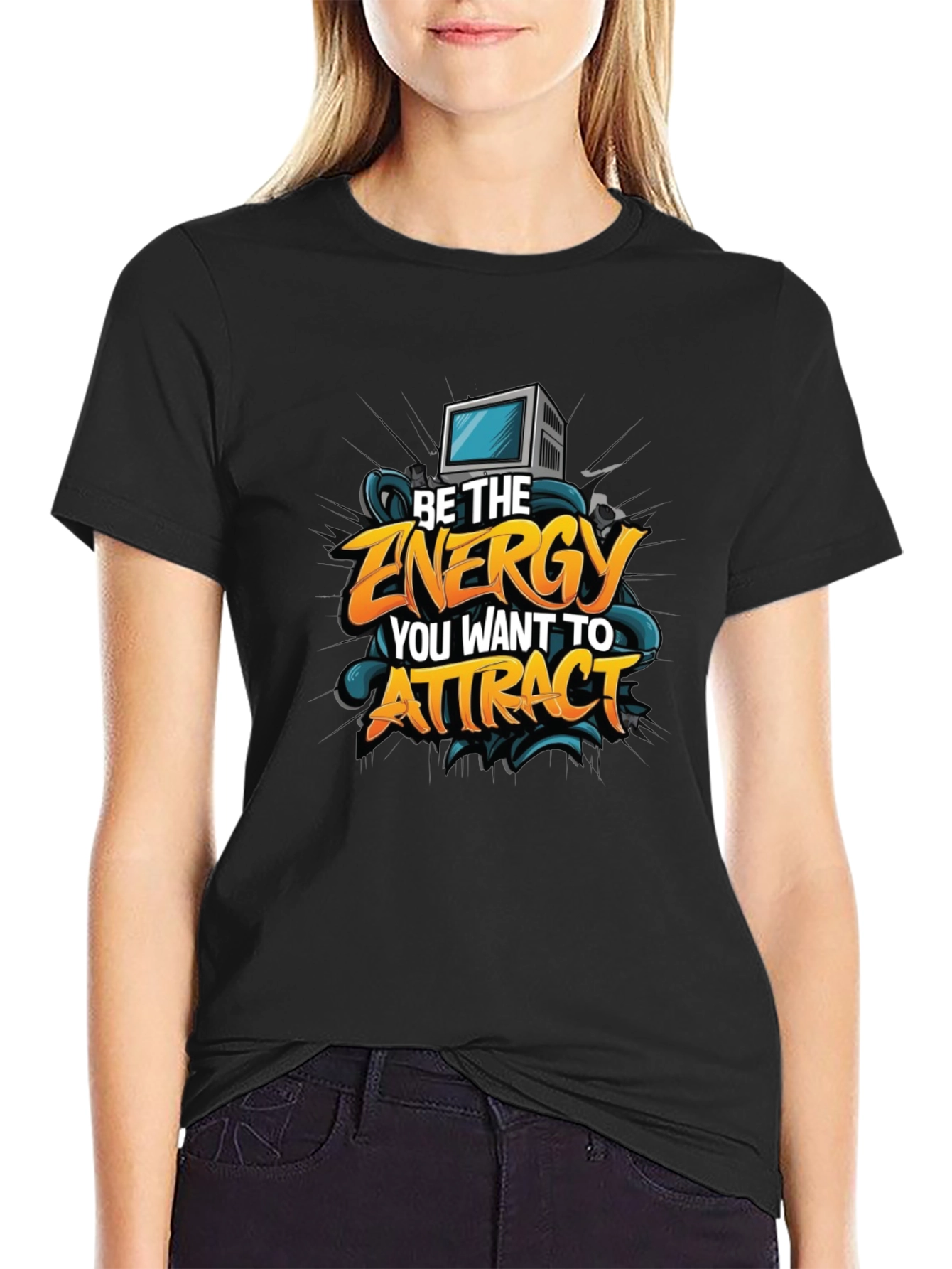 Motivational Graphic Tee - Be The Energy