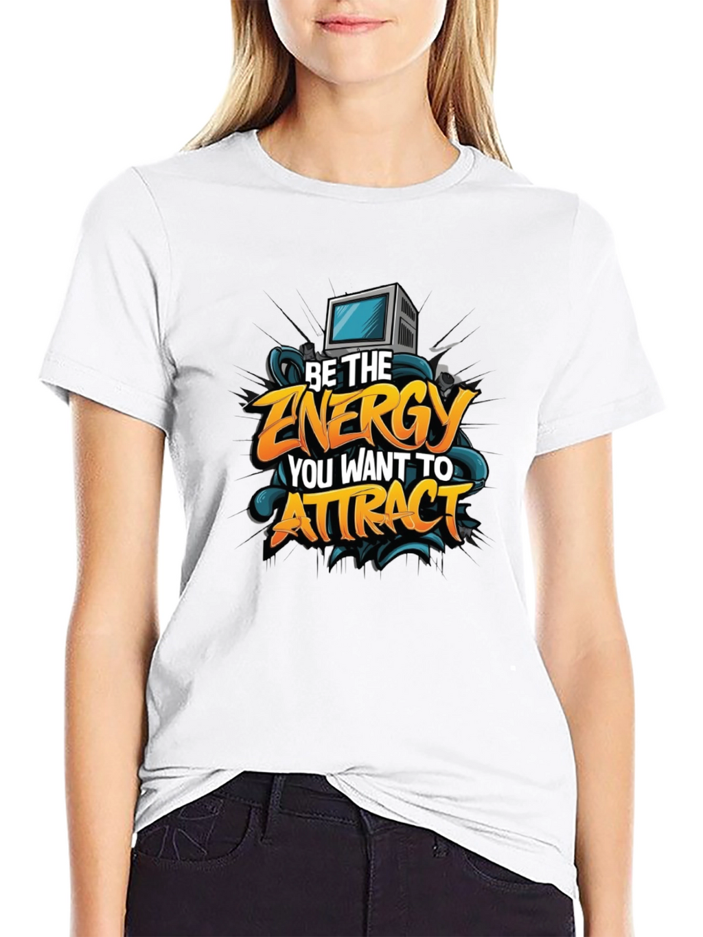 Motivational Graphic Tee - Be The Energy