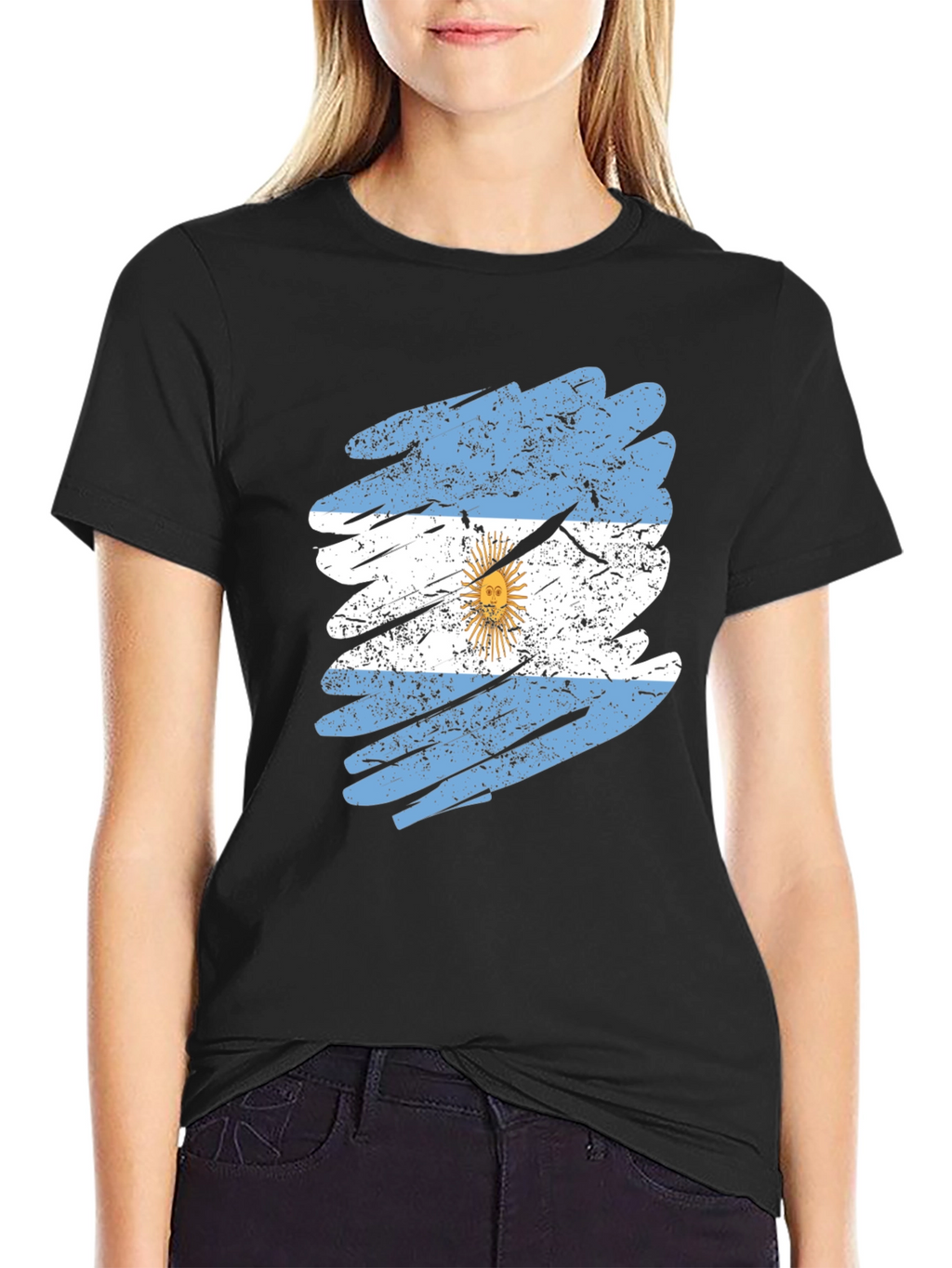 Argentina Flag Graphic T-Shirt