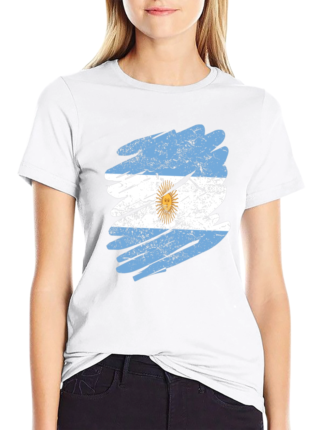 Argentina Flag Graphic T-Shirt