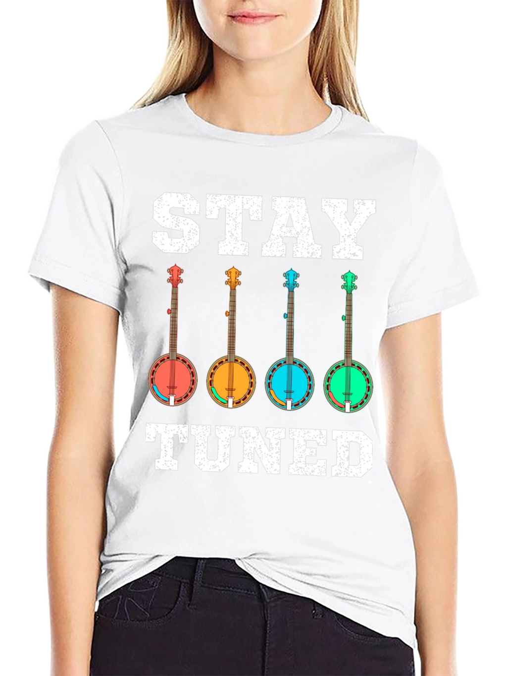 Stay Tuned Banjo Graphic Tee