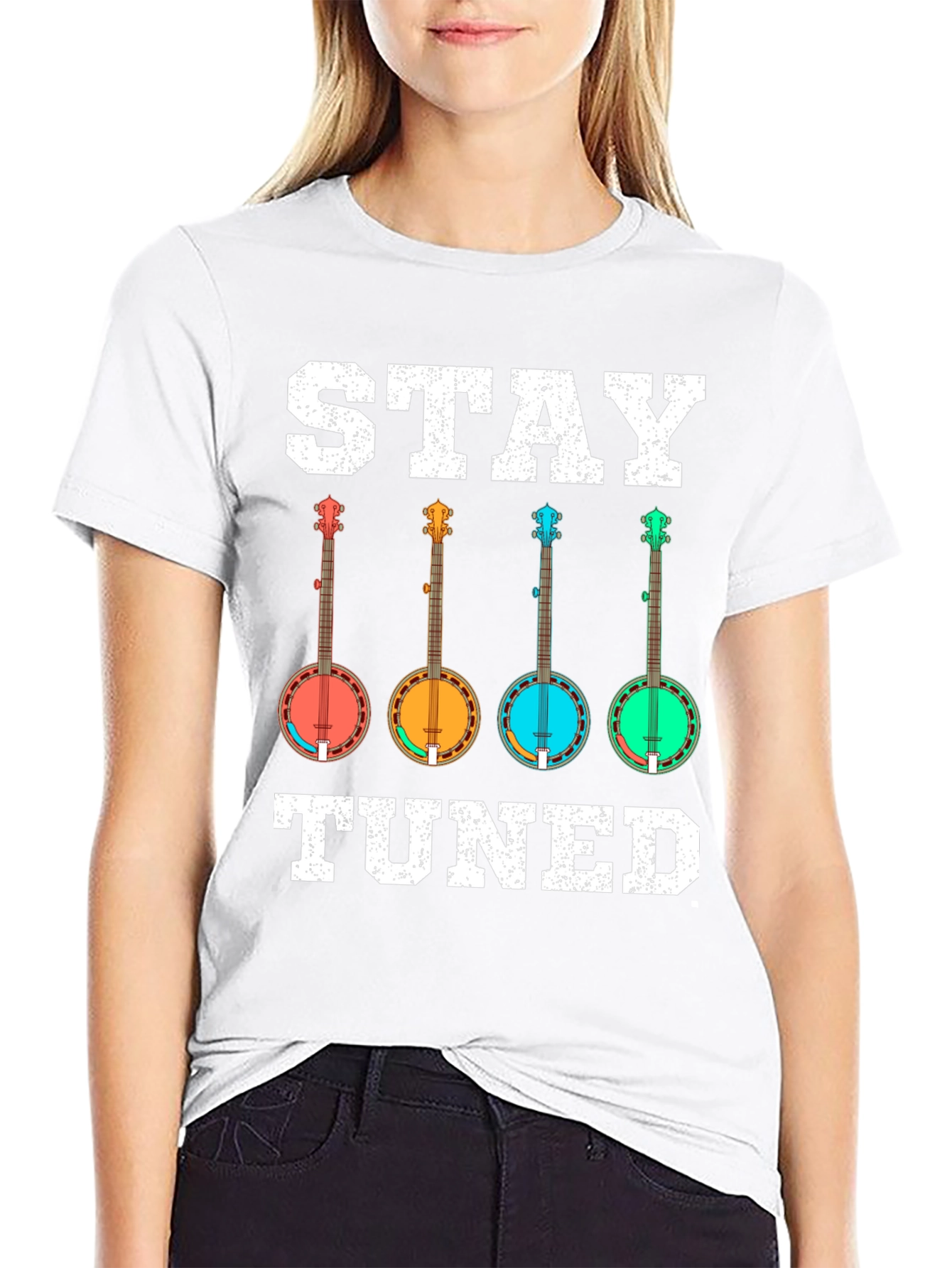 Stay Tuned Banjo Graphic Tee