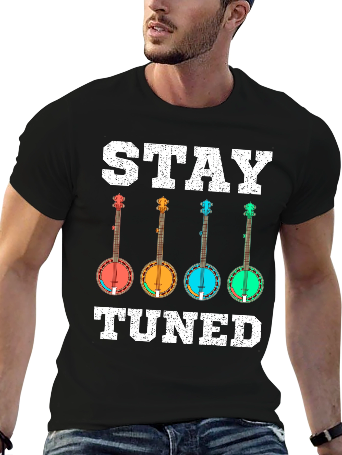 Stay Tuned Banjo Graphic Tee