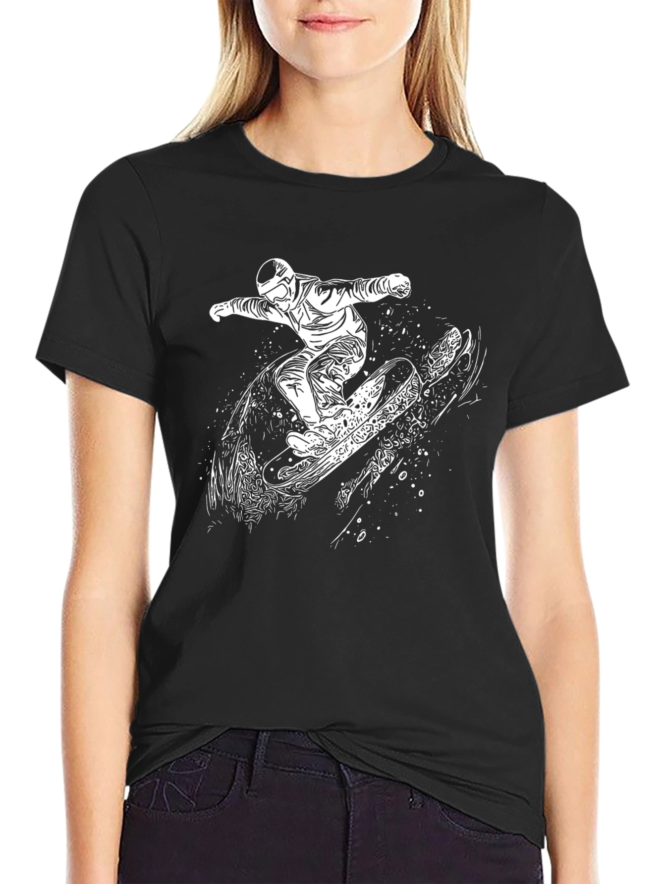 Snowboarder Graphic T-Shirt: Ride the Wave in Style
