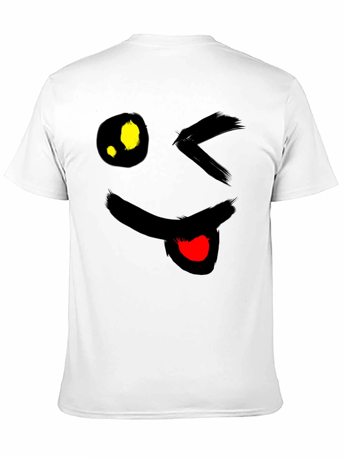 Winking Emoji Black T-Shirt