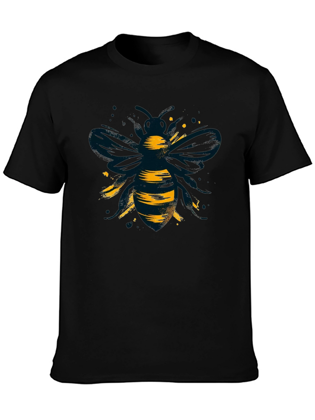 Cool Bee Graphic Black T-Shirt