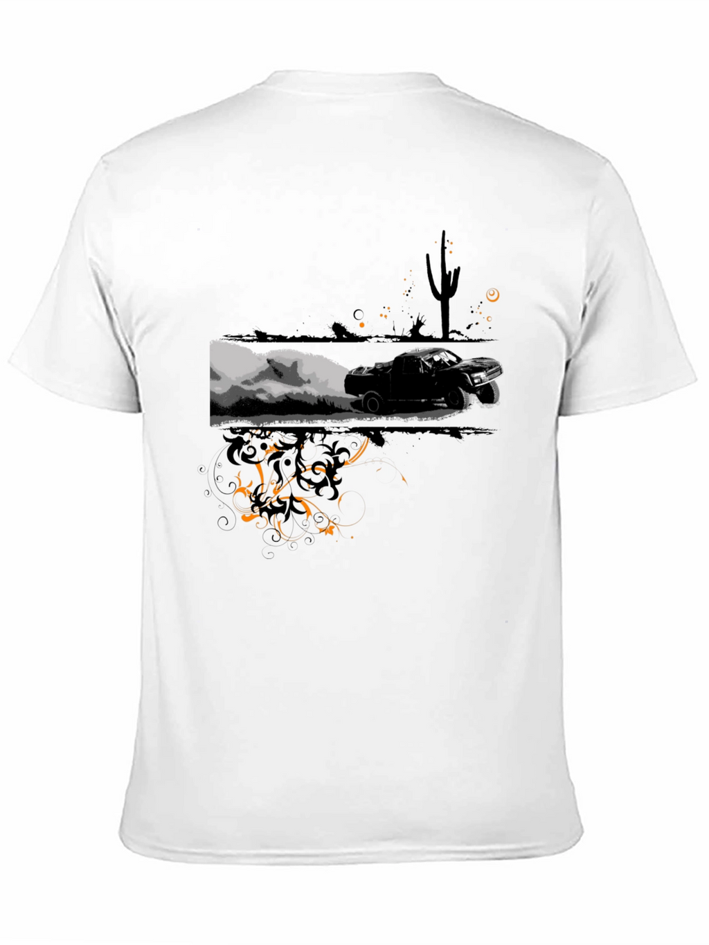 Desert Race Black Graphic Tee