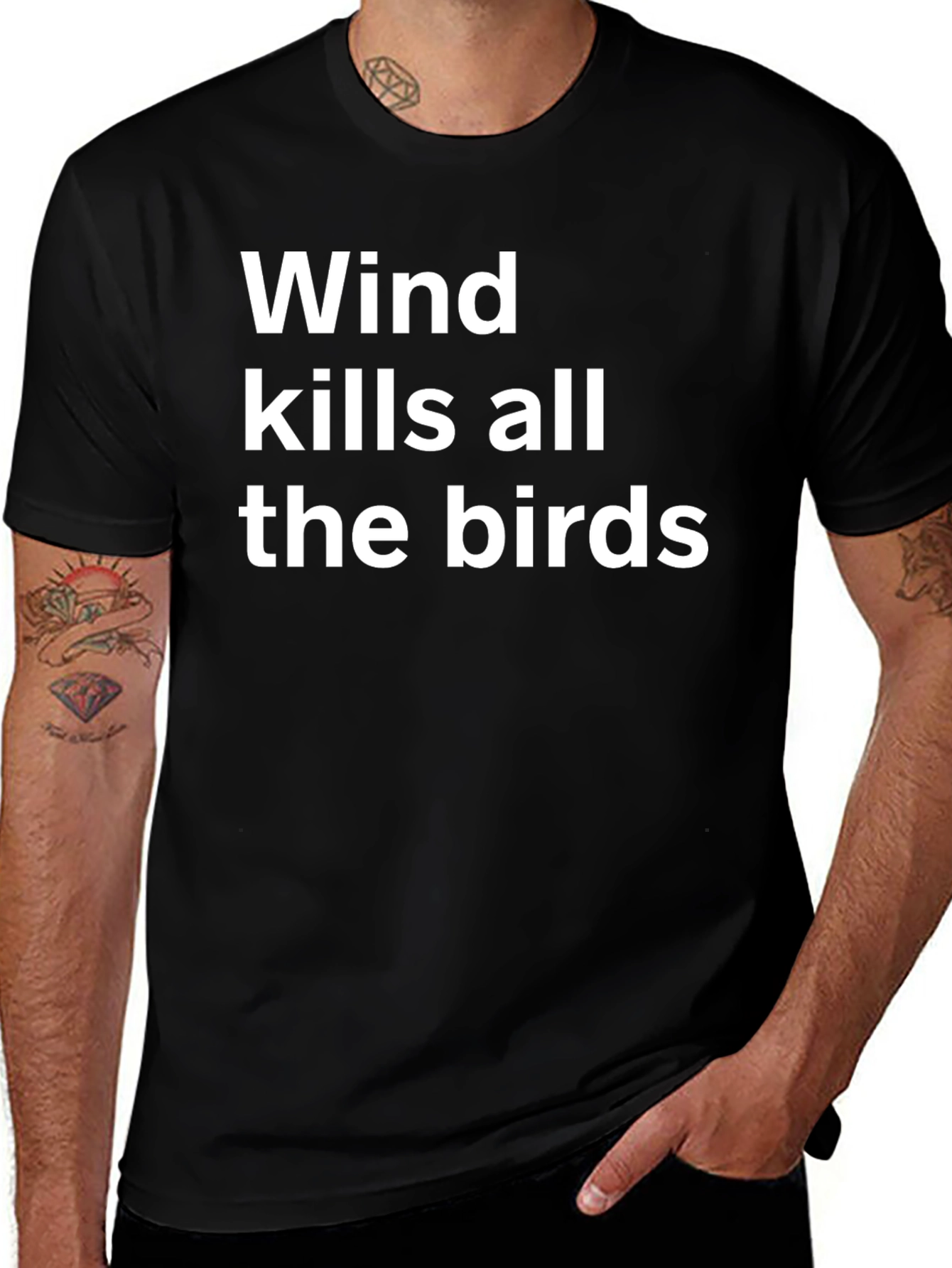 Wind Kills All The Birds Graphic T-Shirt