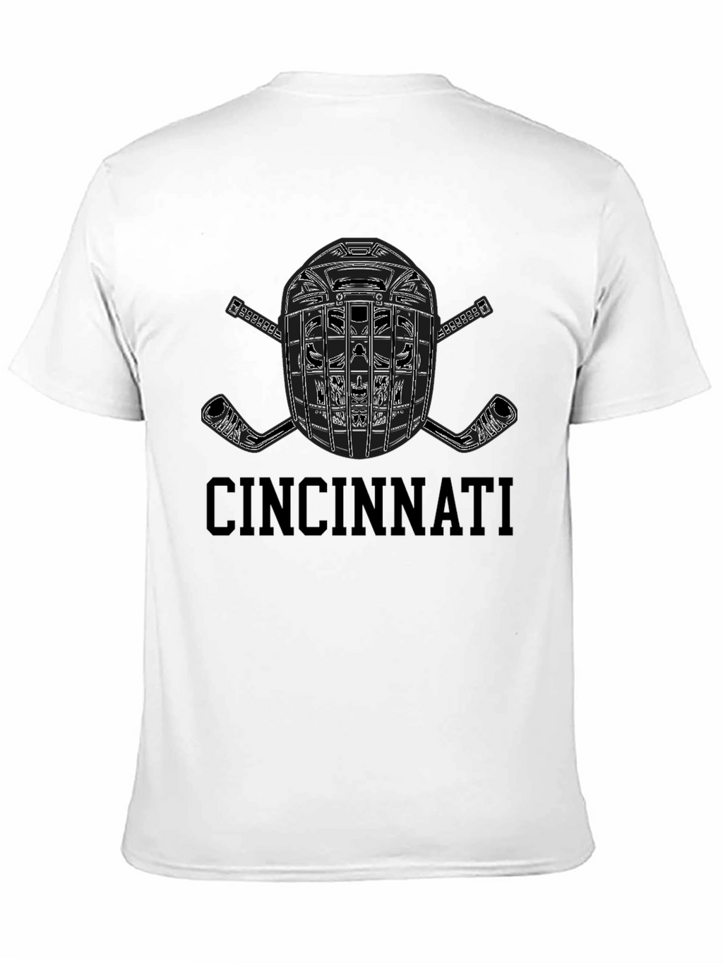 Cincinnati Hockey Helmet Graphic Tee