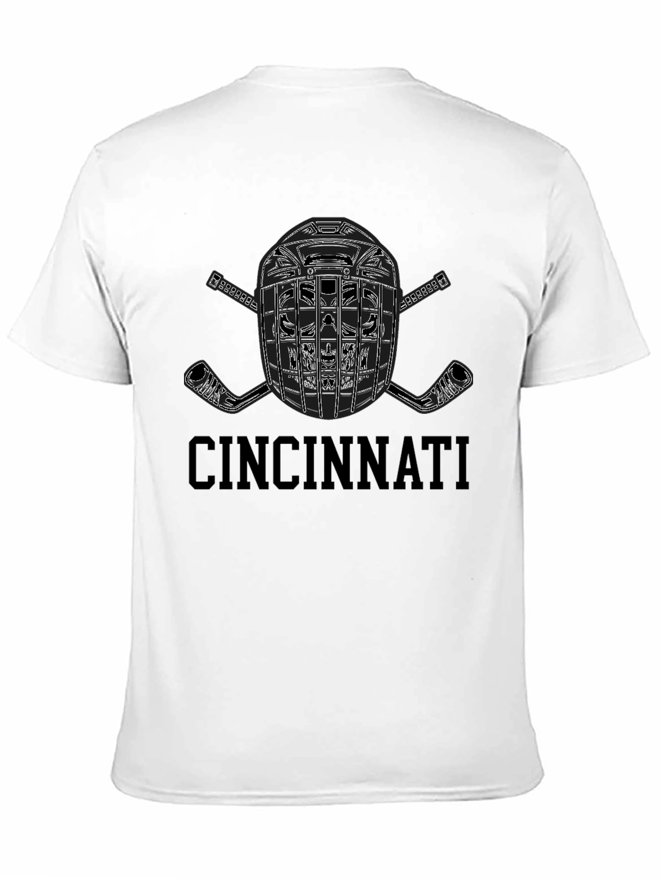 Cincinnati Hockey Helmet Graphic Tee