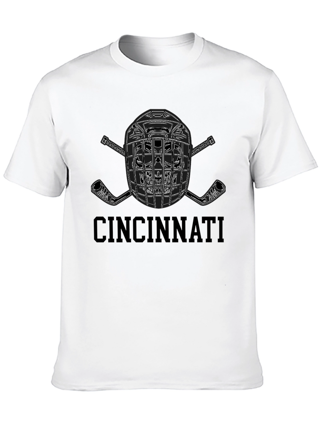 Cincinnati Hockey Helmet Graphic Tee